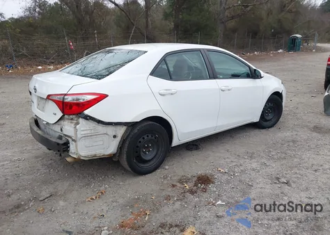 2016 Toyota Corolla Le z USA, uszkodzony, nr VIN 2T1BURHE1GC700577